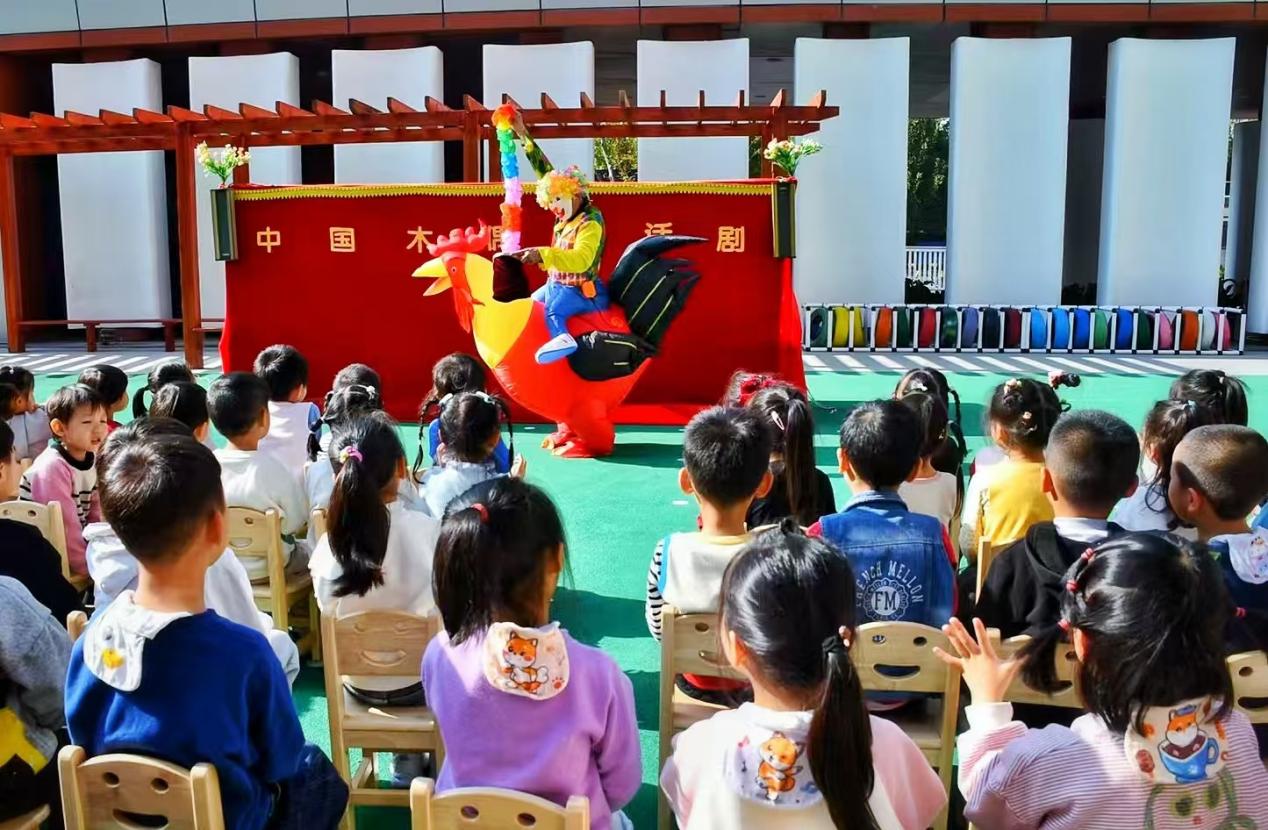 滁州市實驗幼兒園南園部舉行的活動。張泉攝。